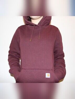 Women's Burgundy Carhartt Hoodie